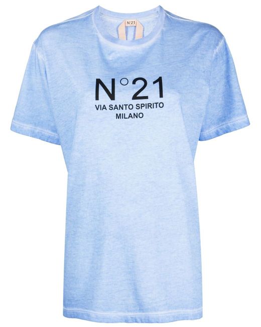 N.21 logo-print short-sleeved T-shirt