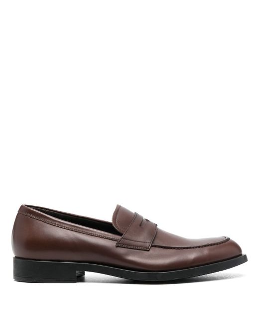 Fratelli Rossetti leather penny loafers