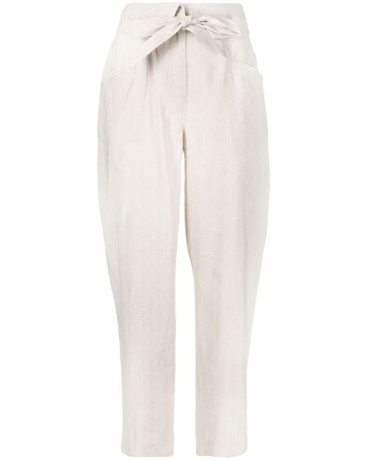 Jonathan Simkhai Penny belted tapered trousers