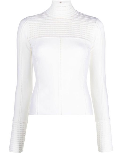 Genny cut out-detail knitted sweater