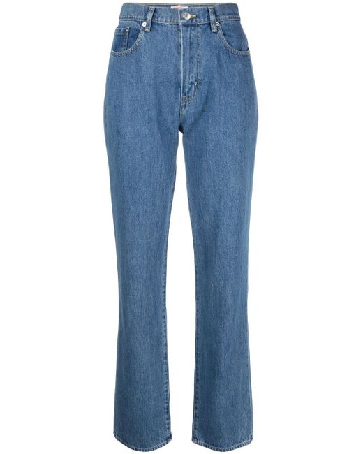Kenzo high-waist straight leg jeans