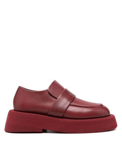 Marsèll platform-sole leather loafers