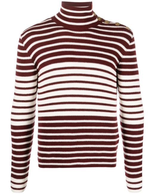Valentino striped wool jumper