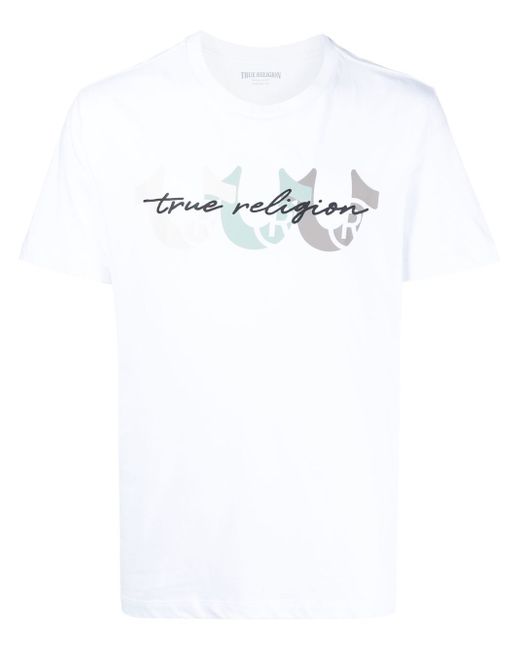 True Religion logo-print cotton T-Shirt