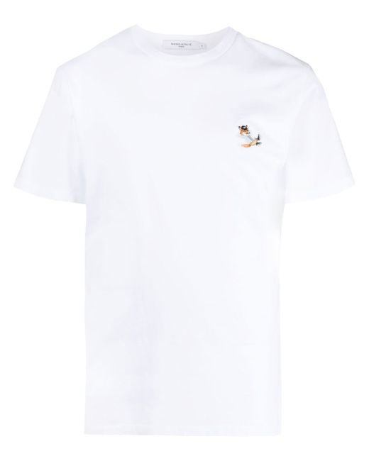 Maison Kitsuné logo-patch short-sleeve T-shirt