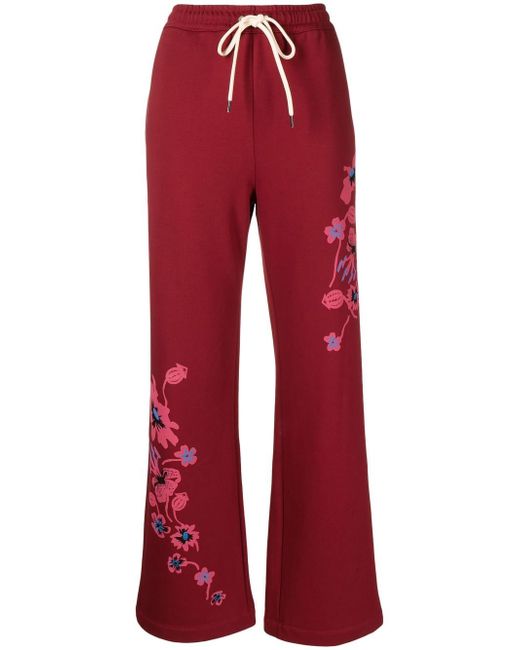 PS Paul Smith floral-print track pants