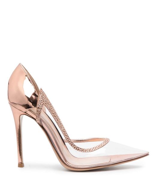 Gianvito Rossi Hortensia crystal-embellished pumps