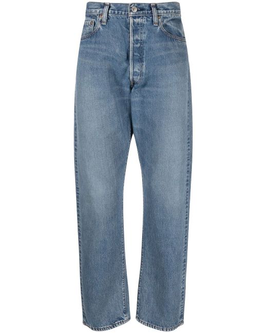 OrSlow straight-leg mid-rise jeans