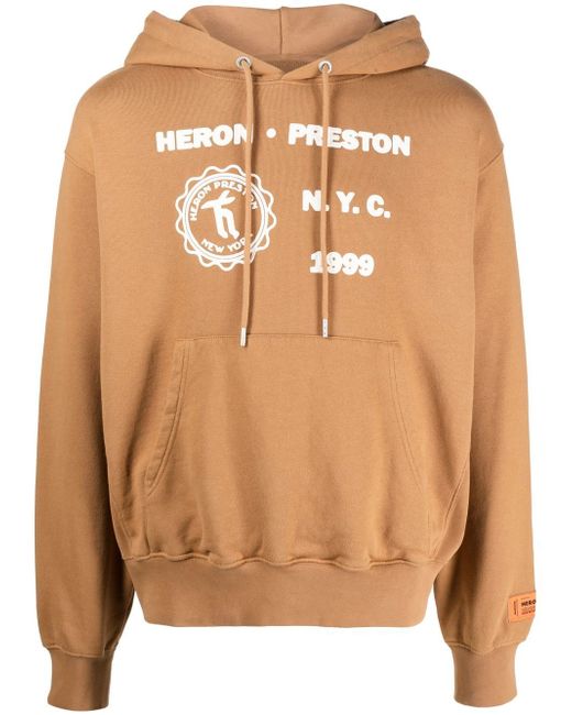 Heron Preston graphic-print cotton hoodie