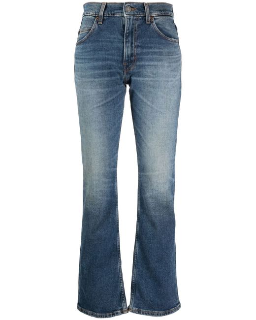 Haikure faded-effect bootcut jeans