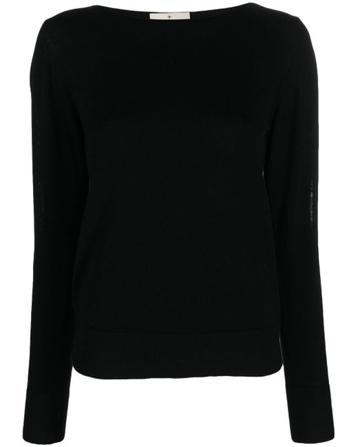 Bruno Manetti crew-neck knitted top