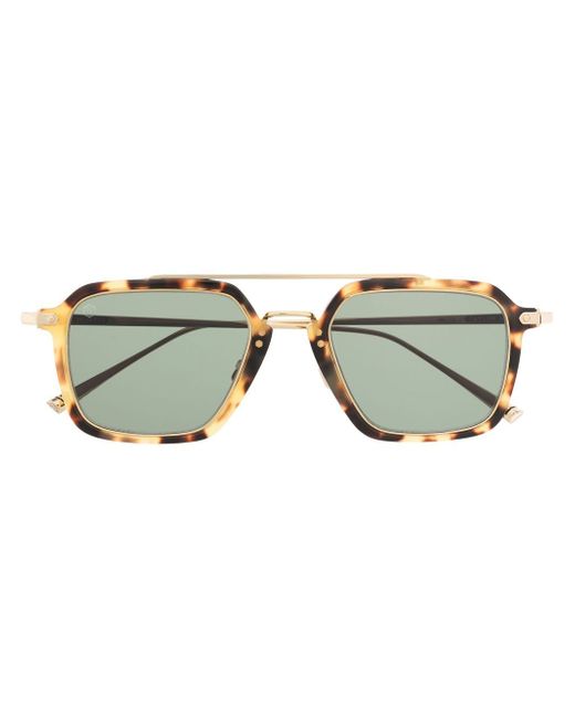 Taylor Morris Landsowne square-pilot frame sunglasses