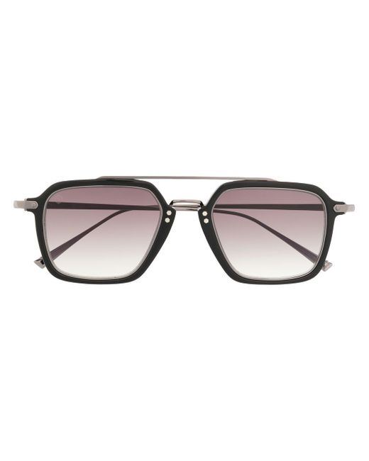 Taylor Morris Landsowne square-pilot frame sunglasses