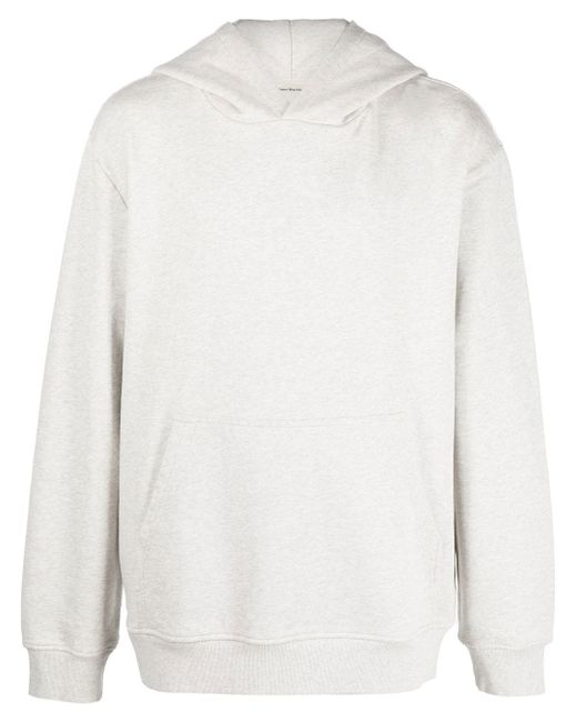 There Was One logo-print organic-cotton hoodie