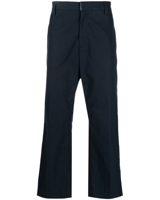 There Was One wide-leg organic-cotton trousers