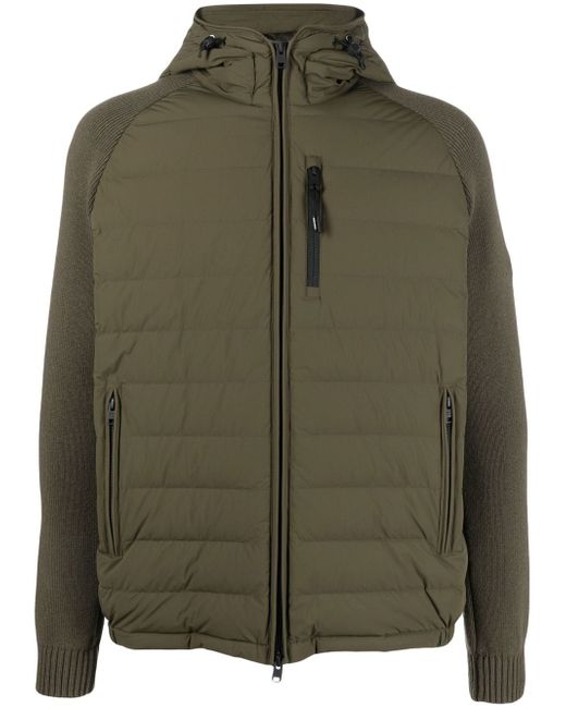 Woolrich zipped-up padded hooded jacket