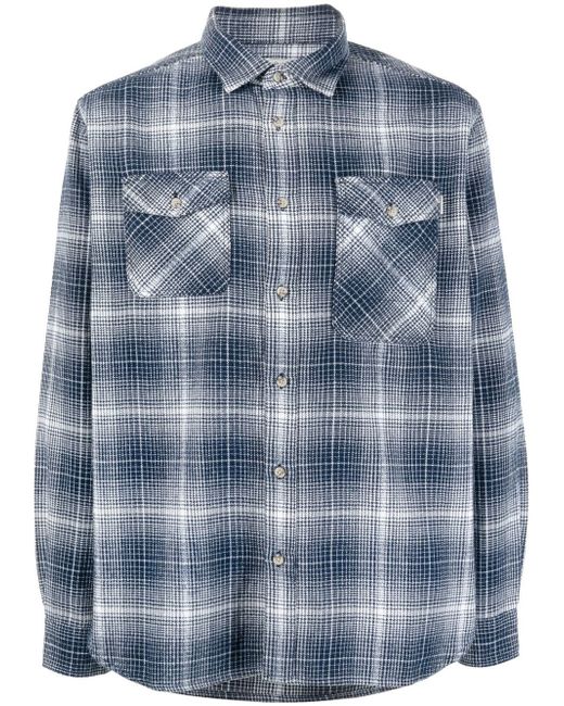 Woolrich check-pattern button-up shirt