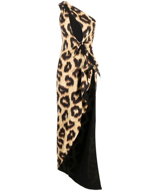 Attico leopard-print maxi dress