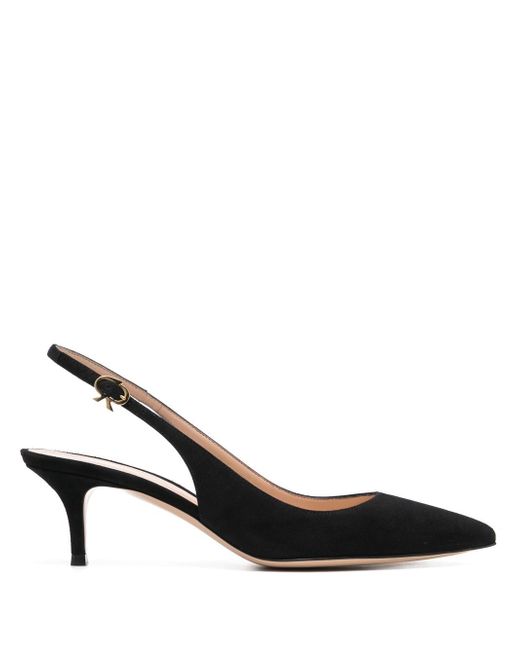 Gianvito Rossi pointed-toe slingback pumps