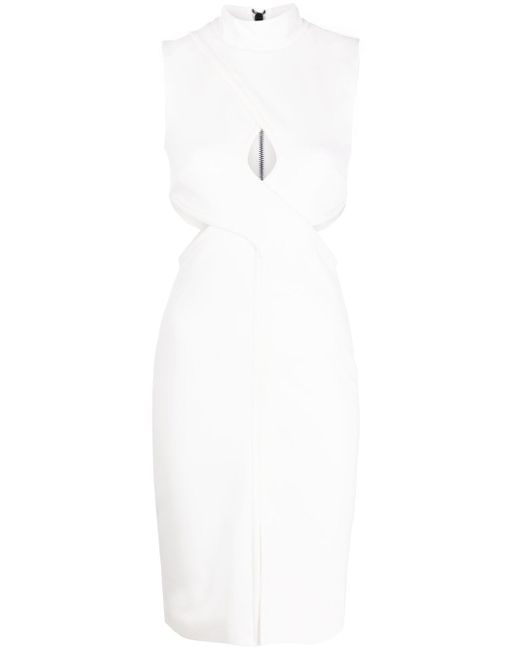Genny sleeveless cut-out dress