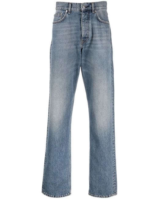 Sunflower organic cotton straight-leg jeans