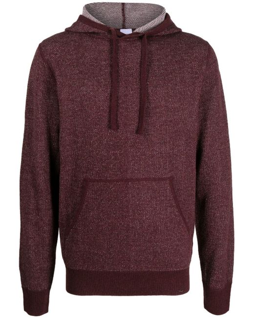 Aspesi marl-knit wool hoodie