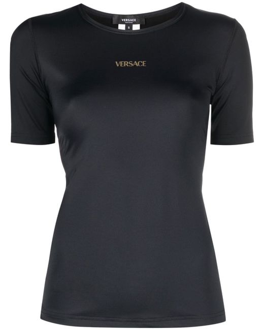 Versace logo-print round-neck T-shirt