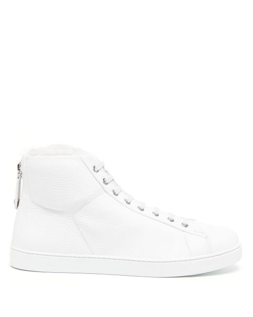 Gianvito Rossi Peter leather high-top sneakers