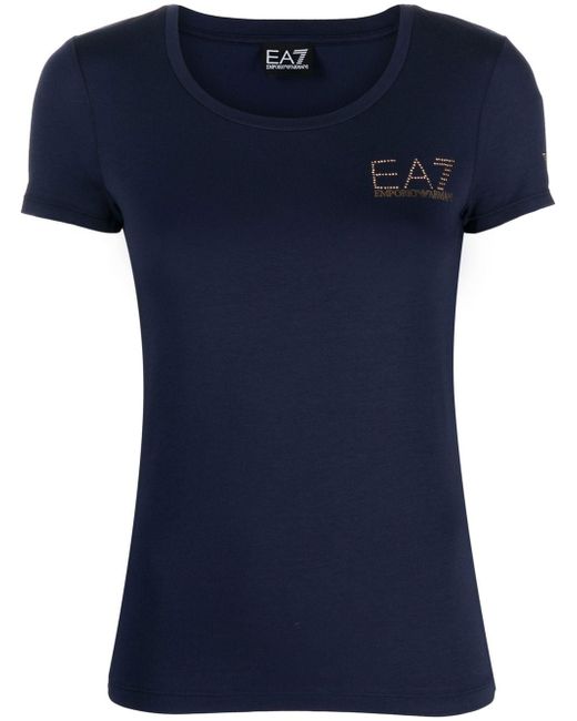 Ea7 appliqué-logo short-sleeve T-shirt