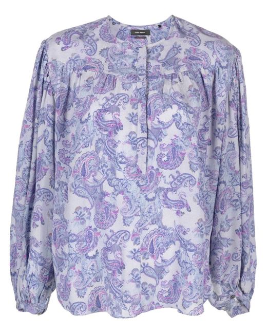 Isabel Marant Brunille printed blouse
