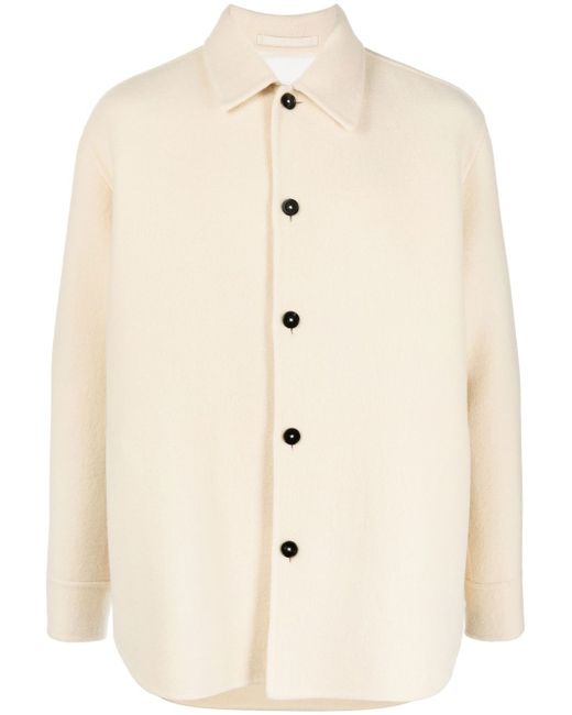 Jil Sander button-up long-sleeved overshirt