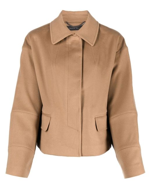 Federica Tosi rear fringe-detail jacket