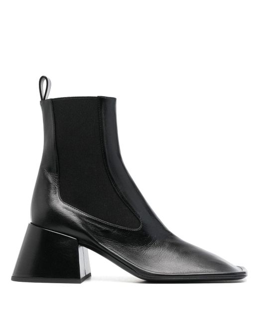 Jil Sander square-toe 65 ankle boots