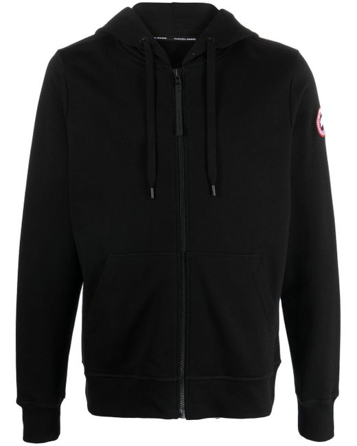 Canada Goose cotton logo-patch hoodie