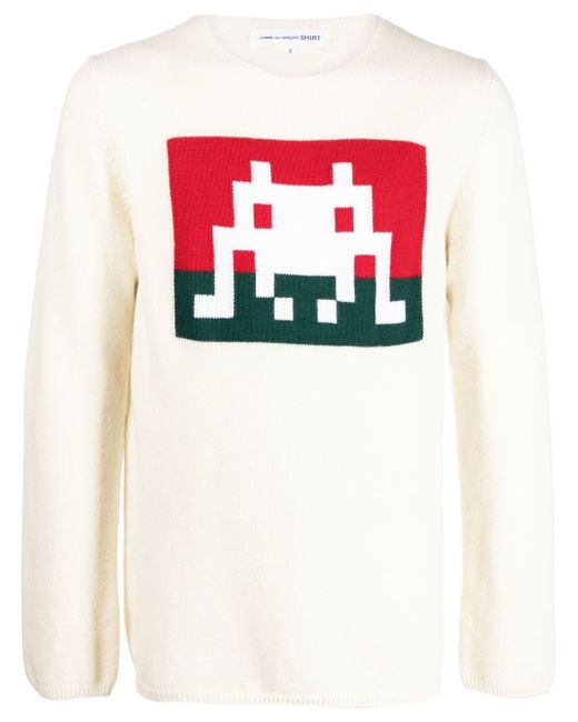 Comme Des Garçons graphic-print detail sweatshirt