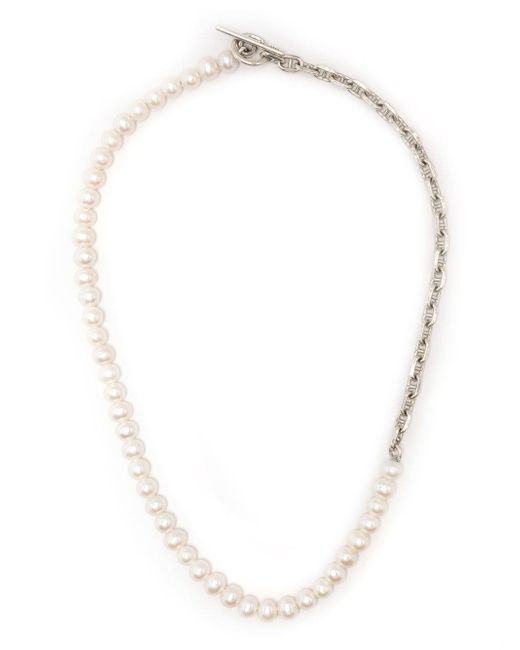 M Cohen Perla Marinia chain-pearl necklace