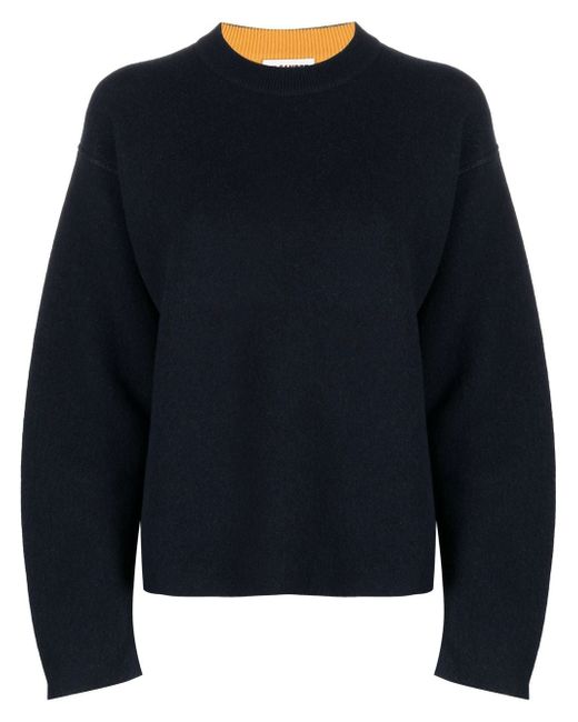 Jil Sander reversible cashmere-wool blend jumper
