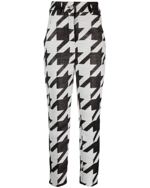 Philipp Plein houndstooth-check trousers