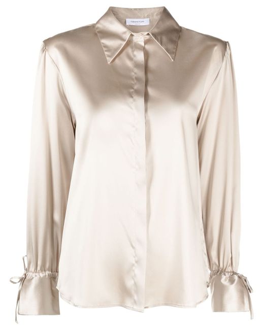 Fabiana Filippi long-sleeved silk shirt