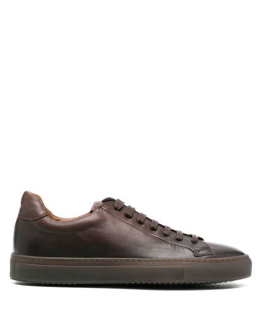 Doucal's lace-up leather sneakers