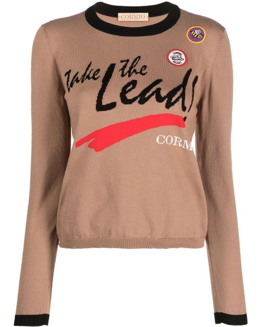 Cormio Take The Lead knitted jumper
