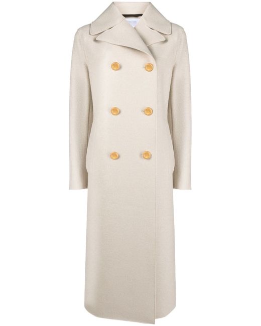 Harris Wharf London double-breasted wool coat