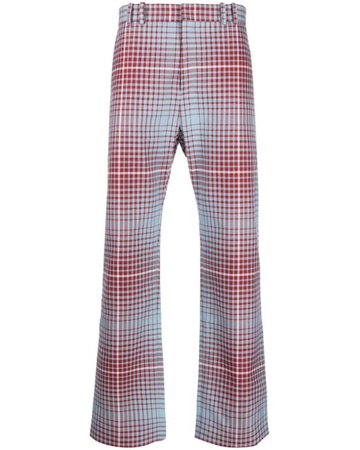 Charles Jeffrey Loverboy checked tailored trousers