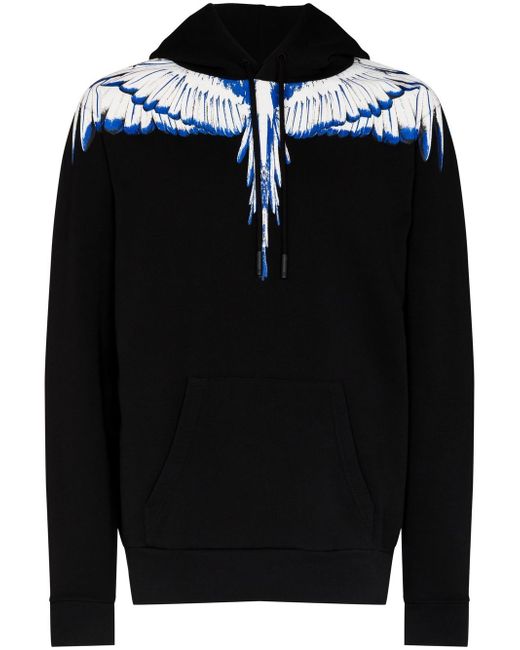 Marcelo Burlon County Of Milan Wings-print drawstring hoodie
