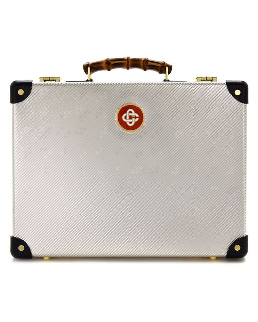 Casablanca x GT Aluminium slim briefcase
