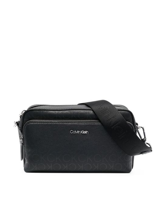 Calvin Klein logo-print camera bag