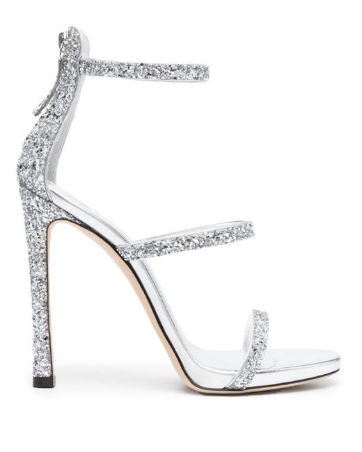 Giuseppe Zanotti Design Harmony glitter-detail heeled sandals