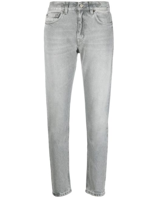 Dondup cropped slim-cut jeans