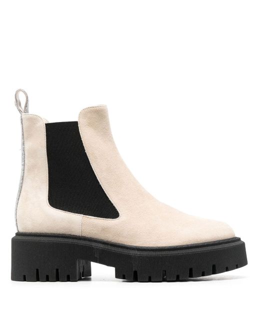 Lorena Antoniazzi 55mm slip-on leather boots