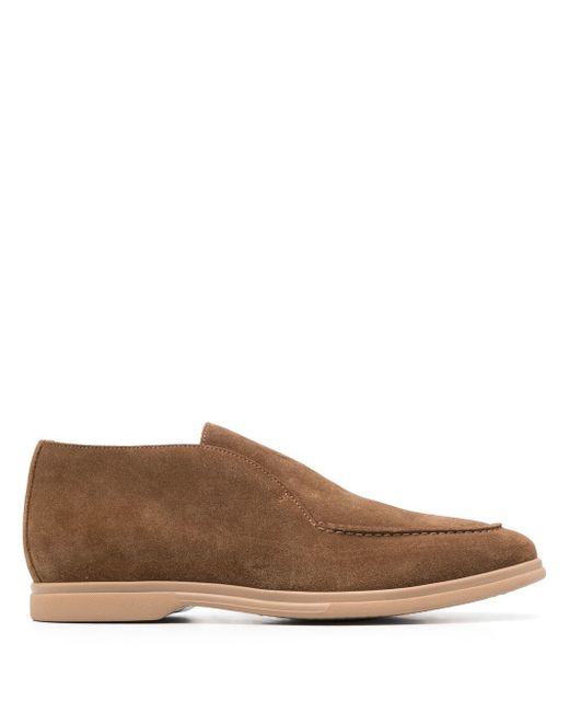 Eleventy 25mm slip-on suede boots
